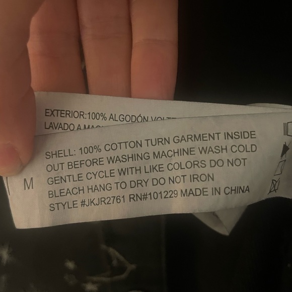 Stoosh denim crop jacket celestial print EUC - Picture 4 of 5